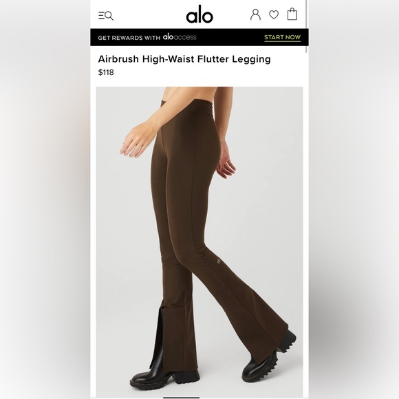 NWT Airbrush High-Waist Flutter Legging - Picture 5 of 8